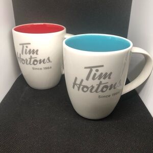Tim Hortons LImited Edition Mugs Set of 2